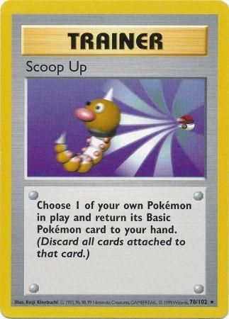 Scoop Up - 78/102 - Rare - Shadowless available at 401 Games Canada