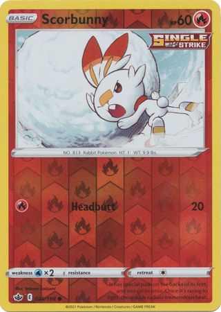 Scorbunny - 026/198 - Common - Reverse Holo available at 401 Games Canada