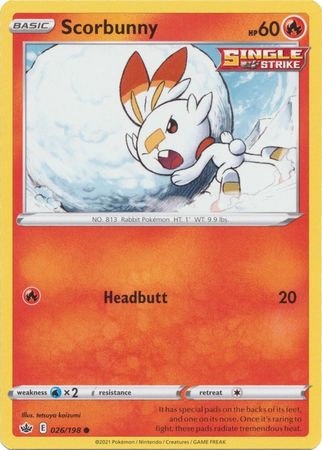 Scorbunny - 026/198 - Common available at 401 Games Canada