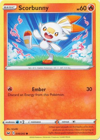 Scorbunny - 030/202 - Common available at 401 Games Canada