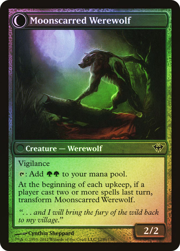 Scorned Villager // Moonscarred Werewolf (Foil) (DKA) available at 401 Games Canada