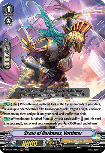 Scout of Darkness, Vortimer - D-VS06/020 - Triple Rare available at 401 Games Canada