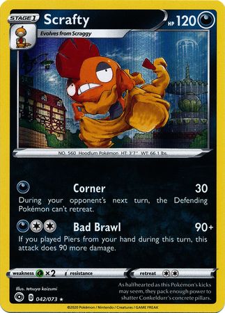 Scrafty - 042/073 - Holo Rare available at 401 Games Canada