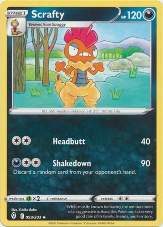 Scrafty - 099/203 - Uncommon available at 401 Games Canada