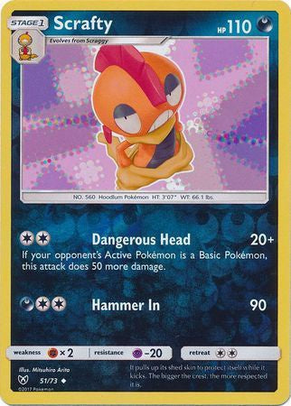 Scrafty - 51/73 - Uncommon - Reverse Holo available at 401 Games Canada