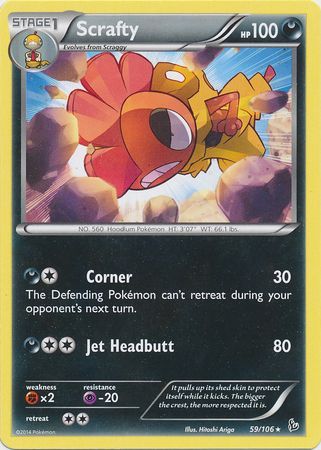 Scrafty - 59/106 - Rare available at 401 Games Canada