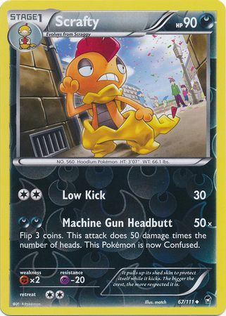 Scrafty - 67/111 - Uncommon - Reverse Holo available at 401 Games Canada