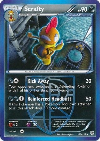 Scrafty - 86/135 - Rare available at 401 Games Canada