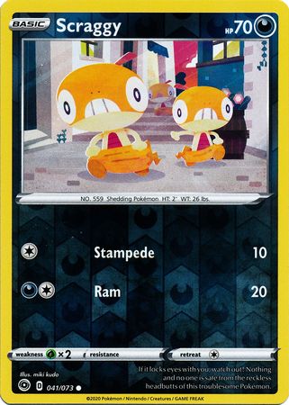 Scraggy - 041/073 - Common - Reverse Holo available at 401 Games Canada