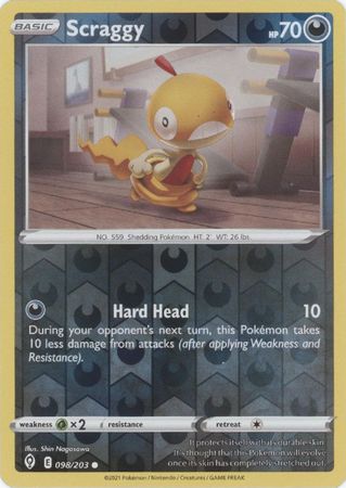 Scraggy - 098/203 - Common - Reverse Holo available at 401 Games Canada