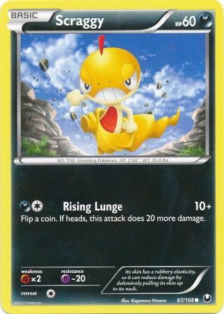 Scraggy - 67/108 - Common available at 401 Games Canada