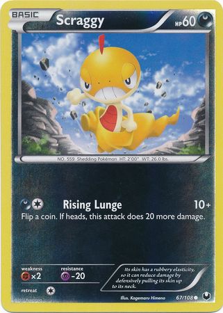 Scraggy - 67/108 - Promo - Mirror Reverse Holo available at 401 Games Canada