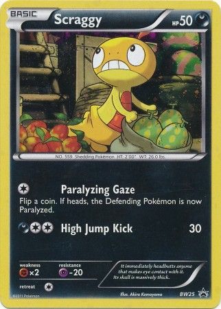 Scraggy - BW25 - Holo Promo available at 401 Games Canada