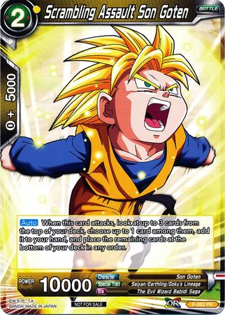 Scrambling Assault Son Goten - P-062 - Promo available at 401 Games Canada