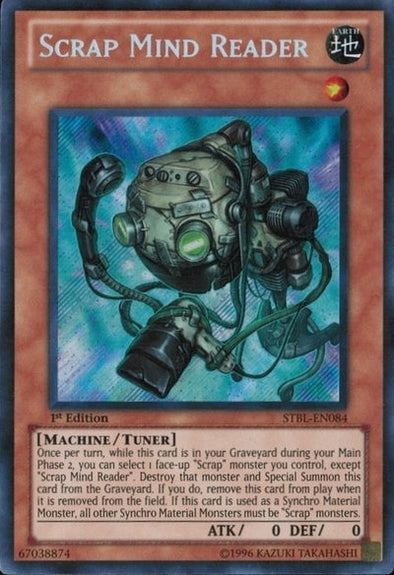 Scrap Mind Reader - STBL-EN084 - Secret Rare - 1st Edition available at 401 Games Canada