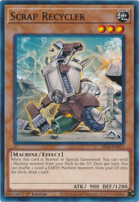 Scrap Recycler - SR10-EN017 - Common - 1st Edition available at 401 Games Canada