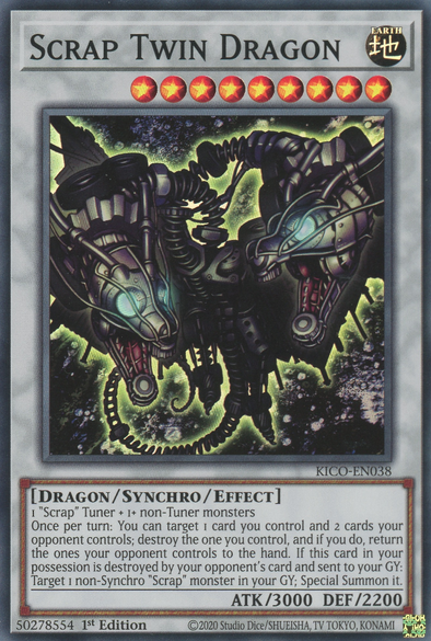 Scrap Twin Dragon - KICO-EN038 - Super Rare - 1st Edition available at 401 Games Canada