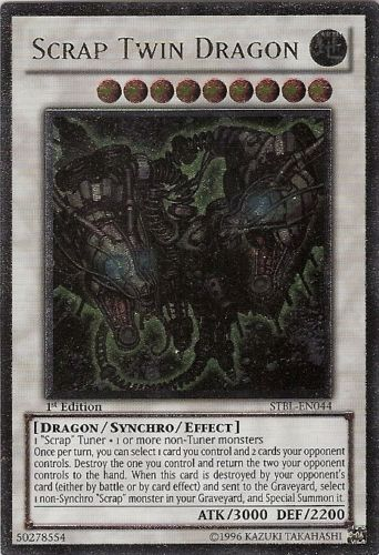 Scrap Twin Dragon - STBL-EN044 - Ultimate Rare - 1st Edition available at 401 Games Canada