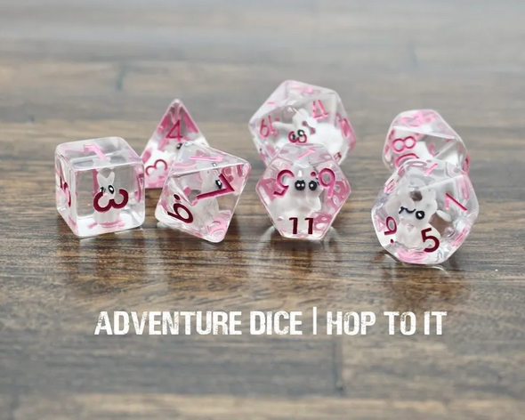 Adventure Dice - 7 Piece Set - Hop To It