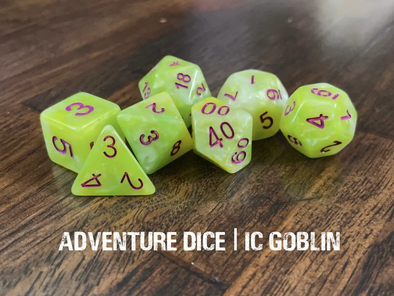 Adventure Dice - 7 Piece Set - IC Goblin