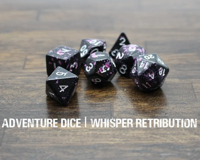 Adventure Dice - 7 Piece Set - Whisper Retribution