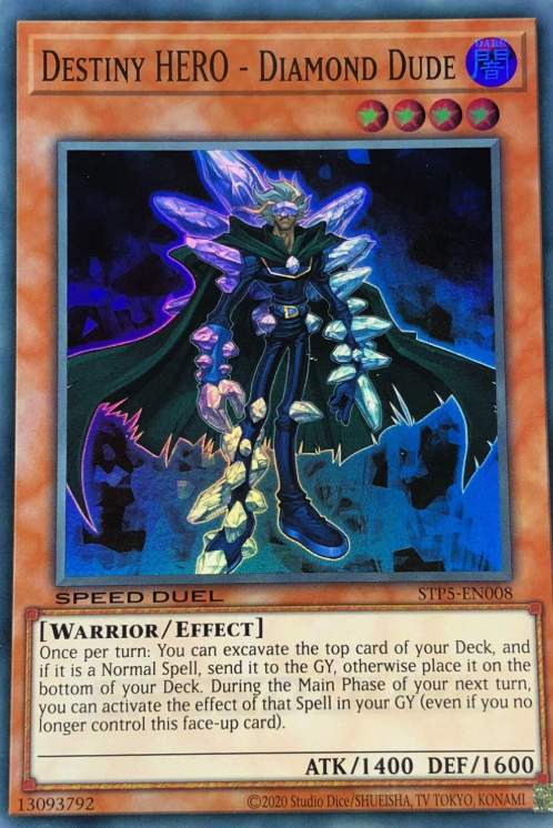 Destiny HERO - Diamond Dude - STP5-EN008 - Super Rare