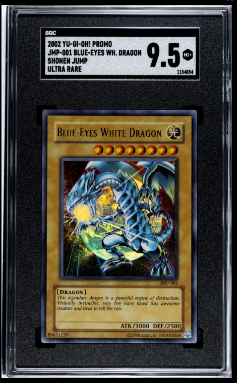 Blue-Eyes White Dragon - JMP-001 - Ultra Rare (SGC 9.5)