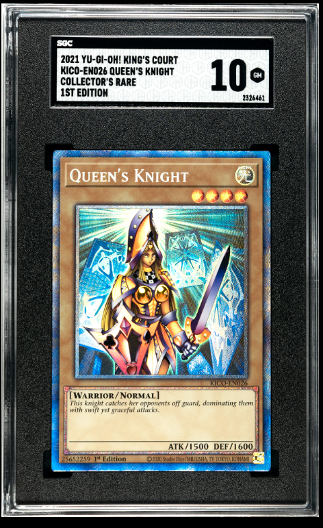 Queen's Knight - KICO-EN026 - Collector's Rare - 1st Edition (SGC 10)
