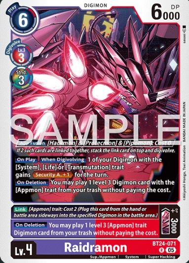 Raidramon - BT24-071 - Rare