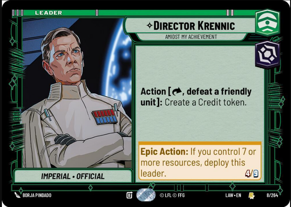 Director Krennic - Amidst My Achievement - 8/264 - Rare