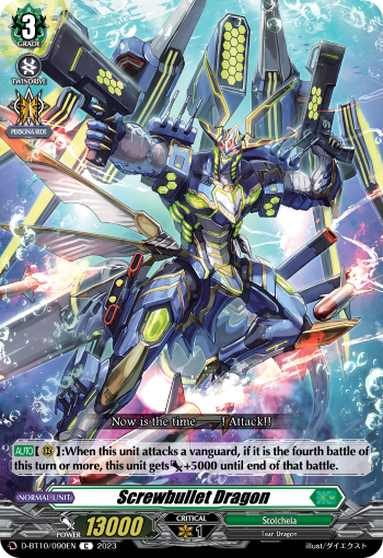 Screwbullet Dragon - D-BT10/090 - Common available at 401 Games Canada