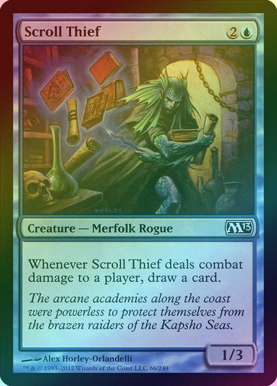 Scroll Thief (Foil) (M13) available at 401 Games Canada