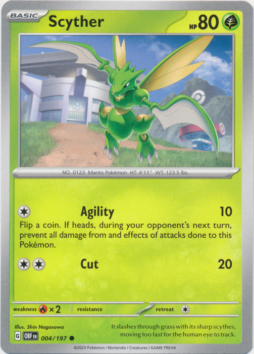 Scyther - 004/197 - Common available at 401 Games Canada