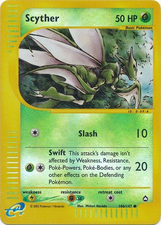 Scyther - 106/147 - Common - Reverse Holo available at 401 Games Canada