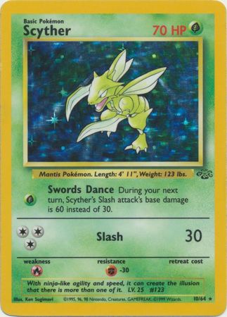 Scyther - 10/64 - Holo - Unlimited available at 401 Games Canada