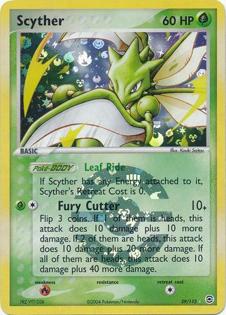 Scyther - 29/112 - Rare - Reverse Holo available at 401 Games Canada