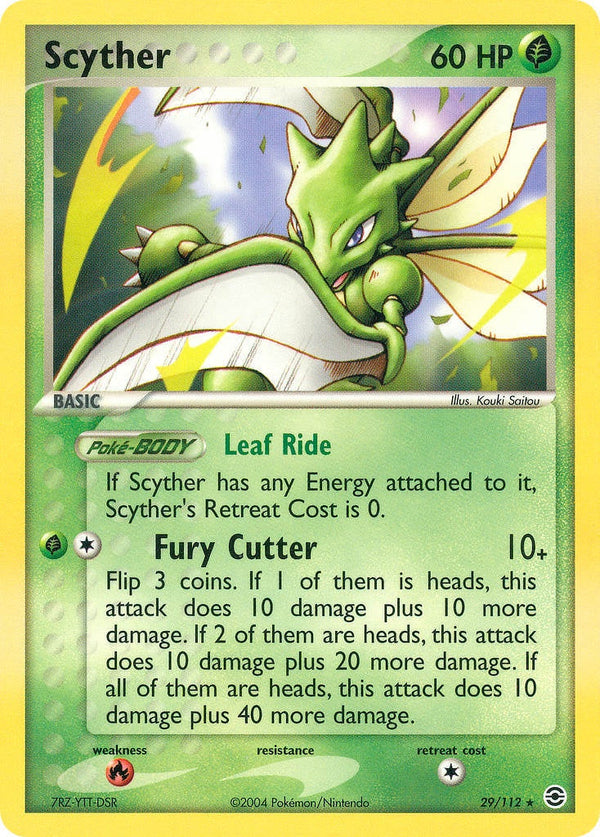 Scyther - 29/112 - Rare available at 401 Games Canada