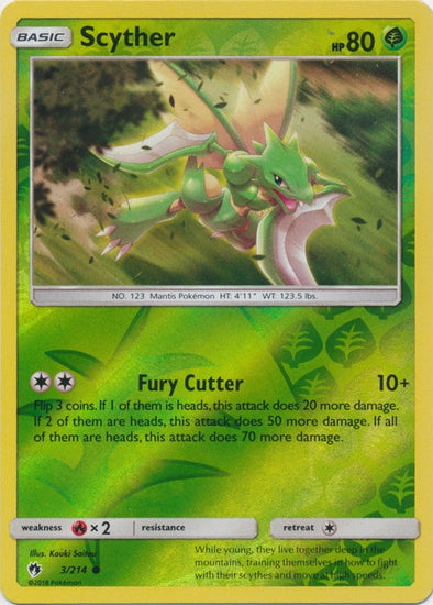 Scyther - 3/214 - Common - Reverse Holo available at 401 Games Canada