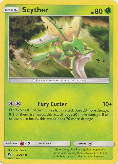 Scyther - 3/214 - Common available at 401 Games Canada