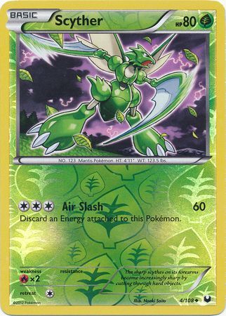 Scyther - 4/108 - Uncommon - Reverse Holo available at 401 Games Canada