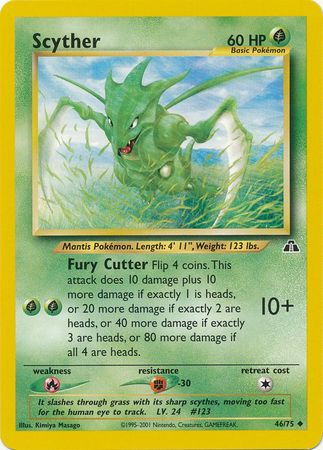 Scyther - 46/75 - Uncommon - Unlimited available at 401 Games Canada