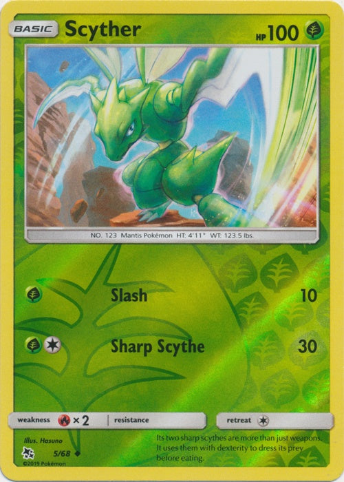 Scyther - 5/68 - Uncommon - Reverse Holo available at 401 Games Canada