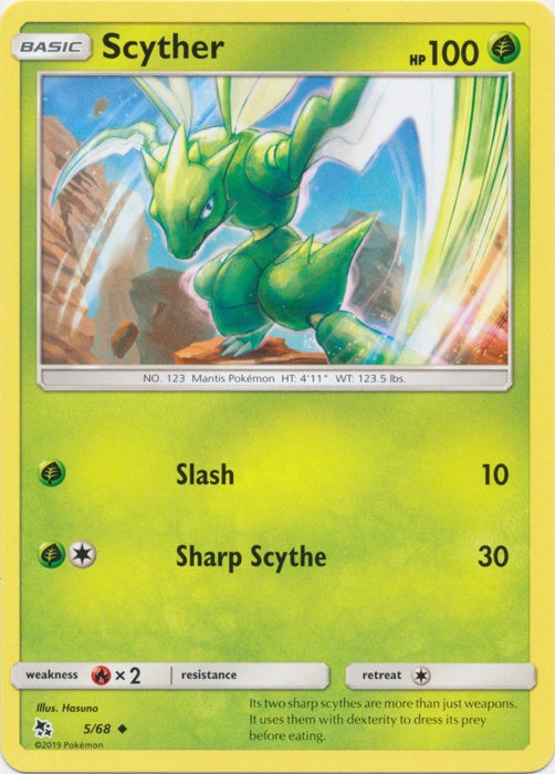 Scyther - 5/68 - Uncommon available at 401 Games Canada