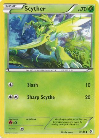 Scyther - 7/149 - Common available at 401 Games Canada