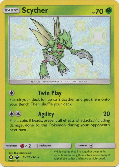 Scyther - SV1/SV94 - Shiny Rare available at 401 Games Canada