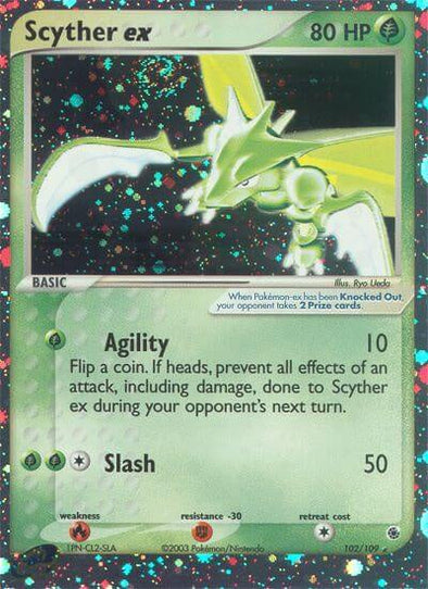 Scyther ex - 102/109 - Ultra Rare available at 401 Games Canada