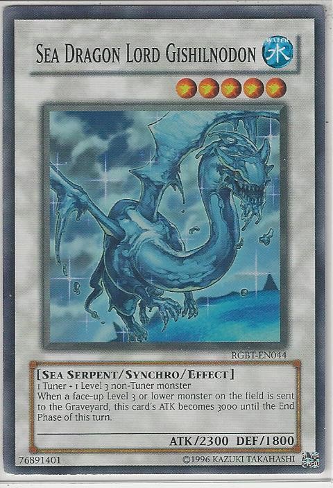 Sea Dragon Lord Gishilnodon - RGBT-EN044 - Super Rare - Unlimited available at 401 Games Canada