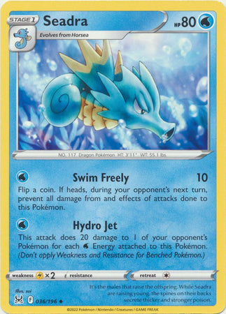 Seadra - 036/196 - Uncommon available at 401 Games Canada