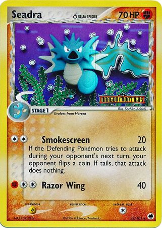 Seadra - 22/101 - Rare - Reverse Holo available at 401 Games Canada