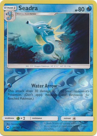 Seadra - 30/147 - Uncommon - Reverse Holo available at 401 Games Canada